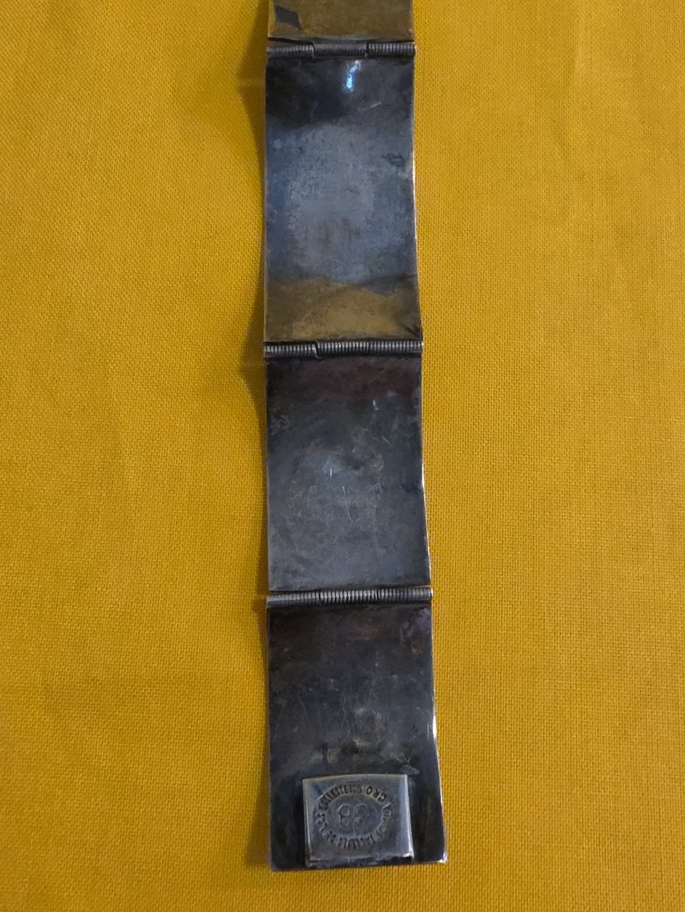 Vintage 925 Silver Mexican/Aztec Inspired Panel Bracelet - Beautiful Piece! - Picture 11 of 15
